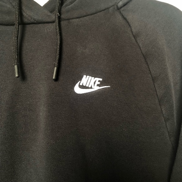 Nike Essential Black Fleece Pullover Hoodie 1X - Picture 6 of 8